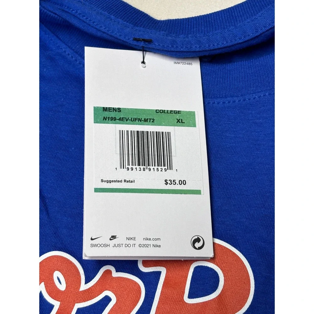 NWT Nike Gator Boys Florida Gators T-Shirt Mens XL‎ Blue N199-4EV-UFN-MT2